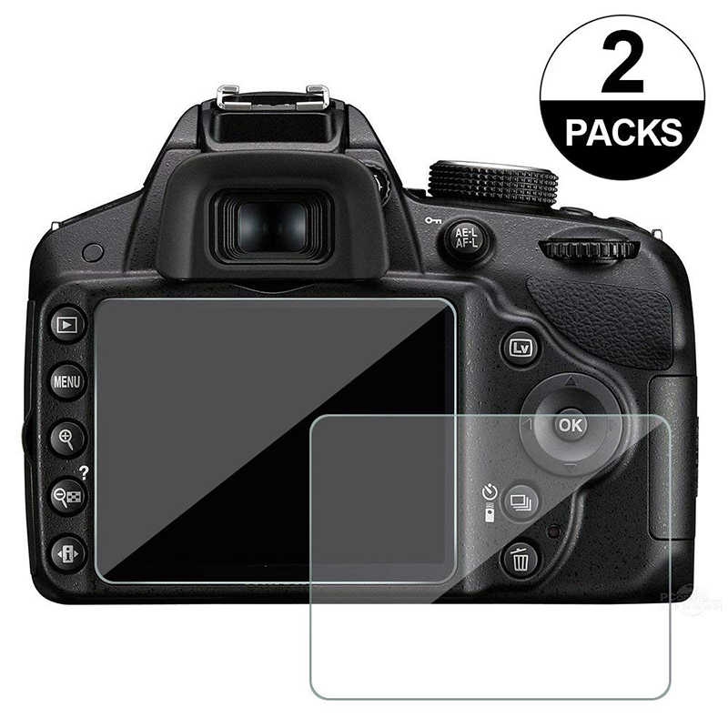 YIFILM Bộ 2 miếng kính cường lực bảo vệ màn hình cho Nikon D7500/7200/7100/5600/5500/5300/3500/850/750/800/750