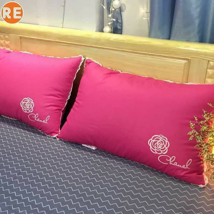 CẶP GỐI LÔNG VŨ CHANEL