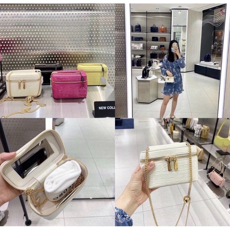 Túi Đeo Chéo Textured Leather Vanity Case 65940023