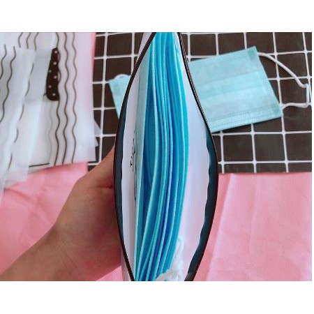 Túi đựng khẩu trang chống bụi - TÚI ZIP TRONG MỜ cao cấp 20x13.5cm | BigBuy360 - bigbuy360.vn