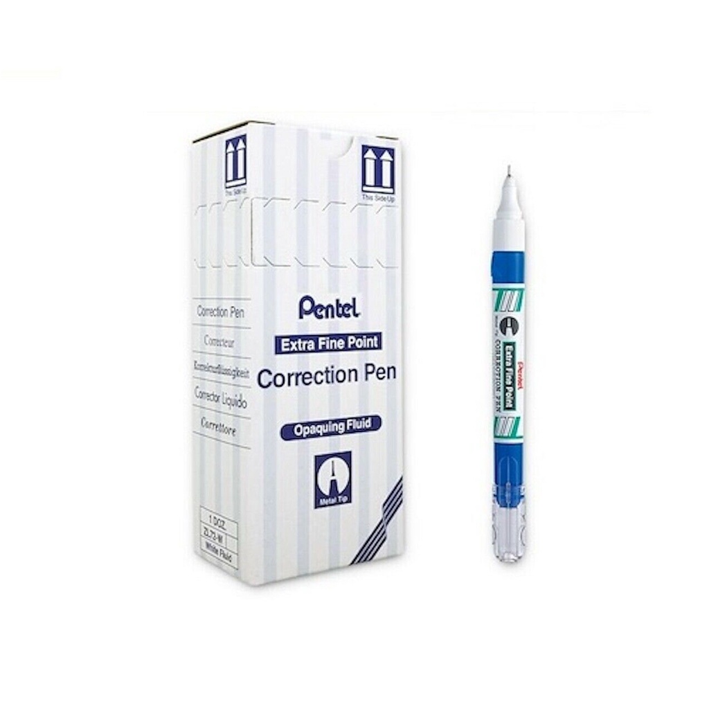 Bút xóa đầu kim Pentel ZL72 Extra Fine Point Correction Pen