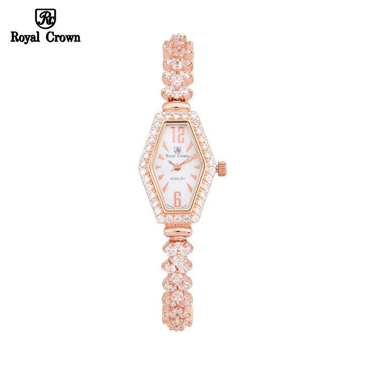 Đồng Hồ Nữ Chính Hãng Royal Crown 63810 Dây Đá