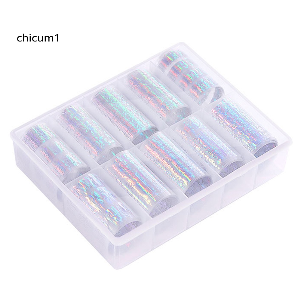 Miếng Dán Trang Trí Móng Tay Hình Ngọn Lửa Chủ Đề Giáng Sinh