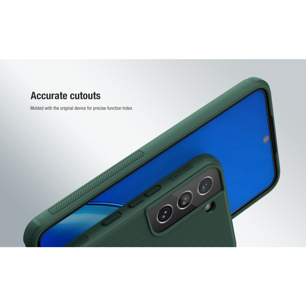 Ốp Lưng Samsung Galaxy S22 Plus Nhựa Sần Viền Dẻo Hiệu Nillkin Chính Hãng