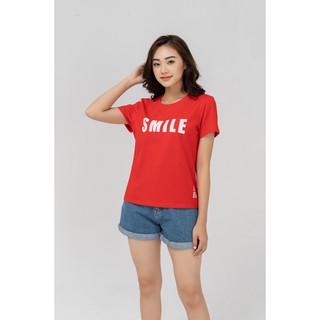 Áo phông Nữ YODY in Smile thun nữ chất liệu Cotton TSN4398