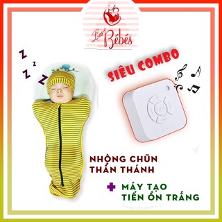 COMBO TIẾT KIỆM  NHỘNG LES BÉBÉS+ MÁY TIẾNG ỒN TRẮNG