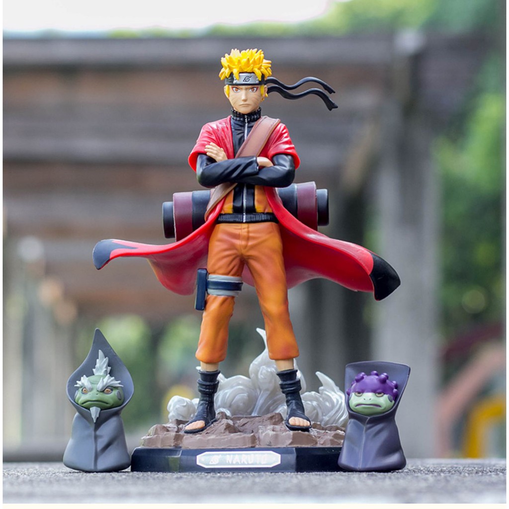 Mô hình Naruto trang thái tiên nhân fairy mode 2 cóc trên vai