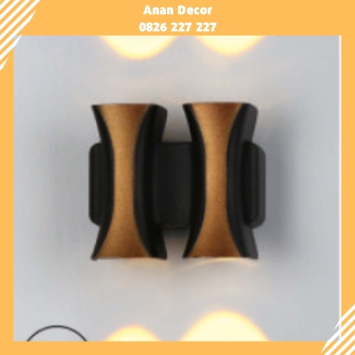 Đèn gắn tường ngoại thất, hành lang hiện đại DF2232/4 AS