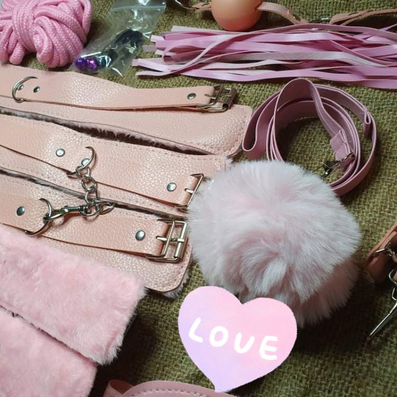 Combo Bộ 10 Món Kèm Đuôi Thỏ Bunny Siêu Dễ Thương