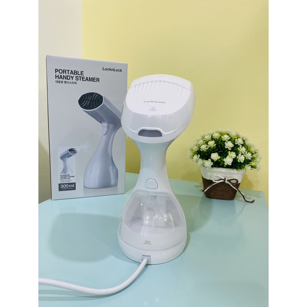 Bàn Ủi Hơi Nước Cầm Tay LocknLock Portable Handy Steamer ENI222WHT