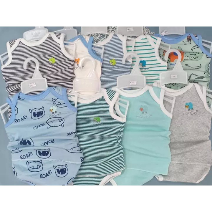 Bộ quần áo sơ sinh Hotga Baby [INBOX CHỌN MẪU] Bộ sơ sinh bé trai và bé gái