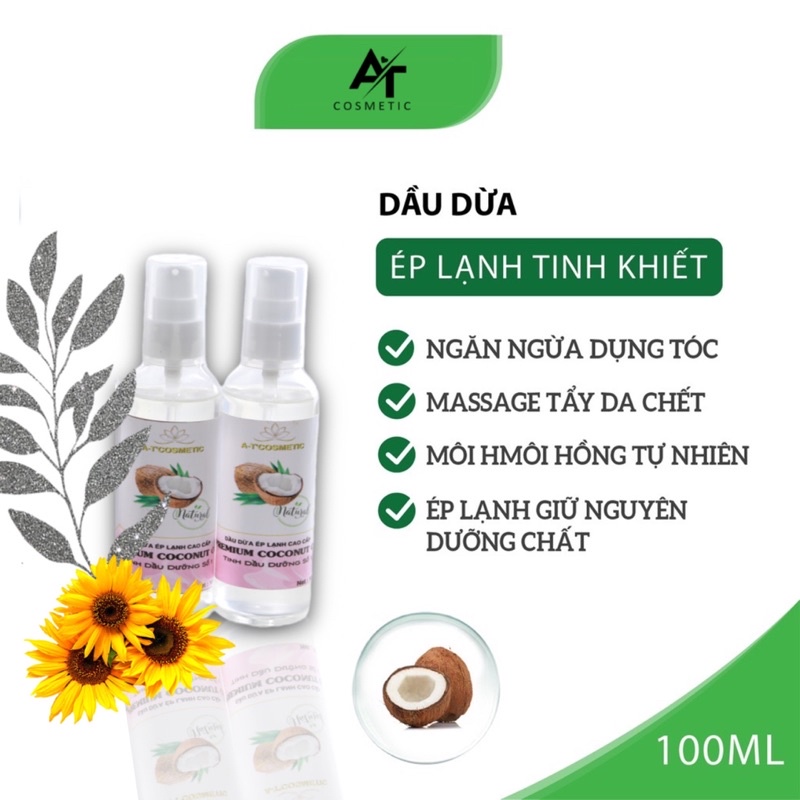DẦU RẠN DA - DẦU DỪA ÉP LẠNH NGUYÊN CHẤT | BigBuy360 - bigbuy360.vn