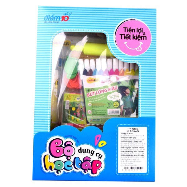 [Mã BMBAU50 giảm 10% đơn 99k] Bộ dụng cụ học tập TP-KIT06