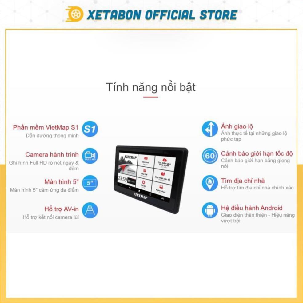VietMap W810 - Camera Hành Trình Ô Tô Hệ Điều Hành Adroid Tích Hợp Màn Hình Dẫn Đường ( Vietmap S1 ) Tặng Thẻ Nhớ 32Gb | BigBuy360 - bigbuy360.vn
