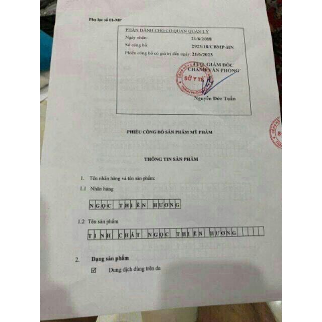 Xóa thâm hiệu quả Tinh chất Ngọc Thiên Hương Hết thâm ngoài mong đợi | BigBuy360 - bigbuy360.vn