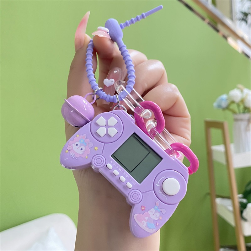 Móc Khóa Gắn Máy Chơi Game Tetris Mini Dễ Thương