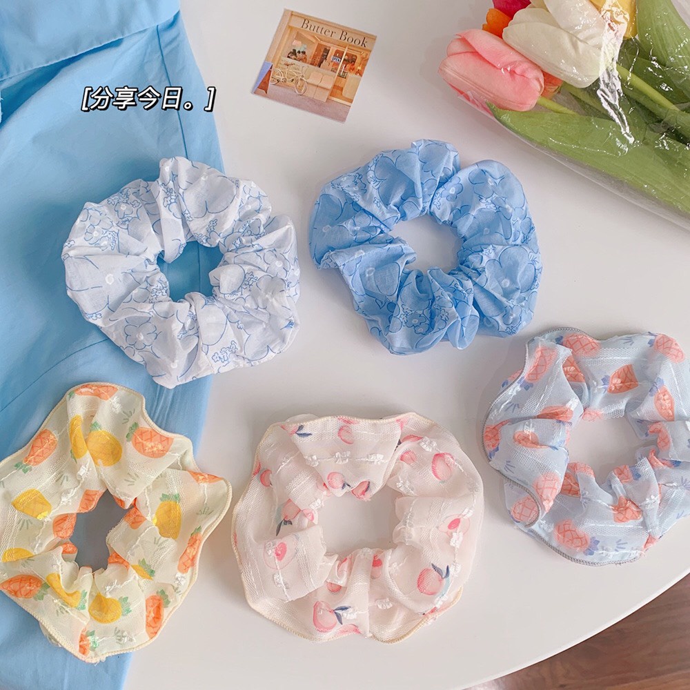 [Phụ Kiện Tiệm nhà Bee] Dây Buộc Tóc Scrunchies Dễ Thương Nữ Tính Thời Trang Phong Cách Hàn Quốc Ngọt Ngào Dễ Thương