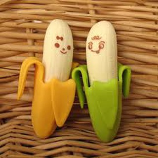 Gôm trái chuối cặp