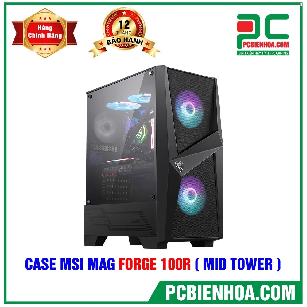 VỎ MÁY TÍNH MSI MAG FORGE 100R ( MID TOWER )