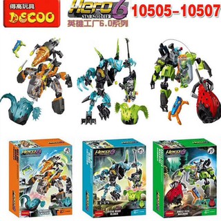 Lắp ráp Hero Factory Building Blocks 6.0 crystal beast vs bulk - hero 6.0