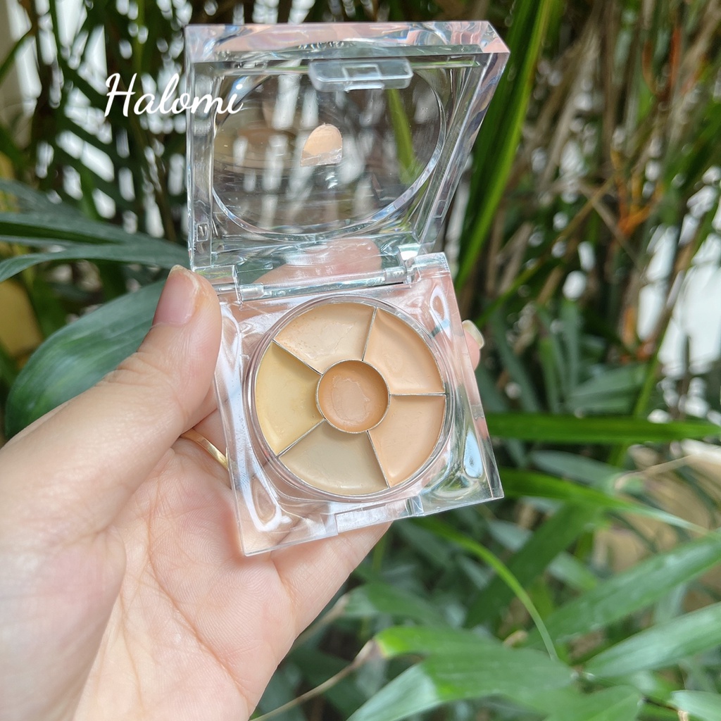 Che khuyết điểm Nude Kryolan 6 ô màu size mini che mọi khuyết điểm