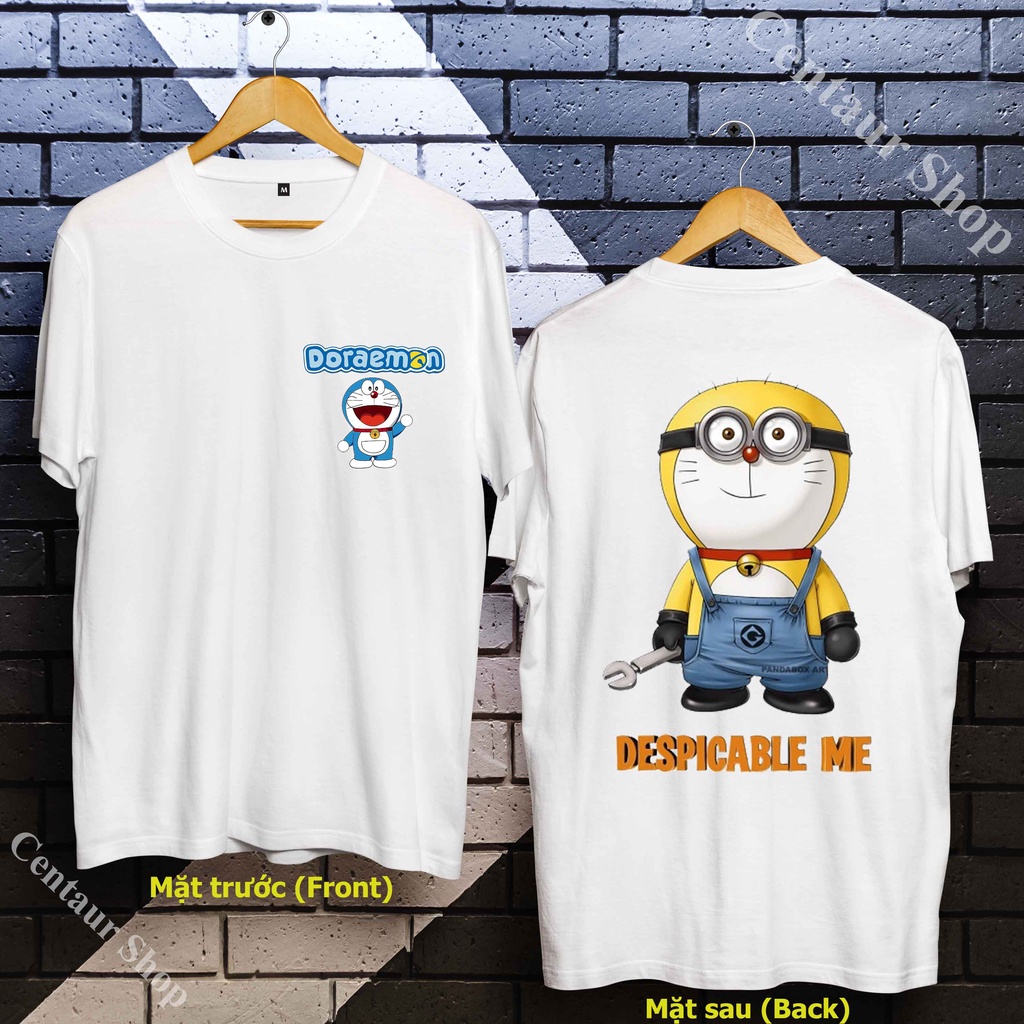 Áo Thun Doraemon Mèo máy Doremon 2 mặt trẻ em đẹp cực chất ngắn tay cute dễ thương K24DRM047
