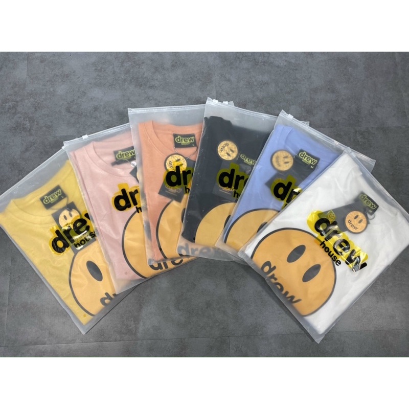 Áo thun unisex DREW HOUSE SMILE Full tag + túi zip | BigBuy360 - bigbuy360.vn
