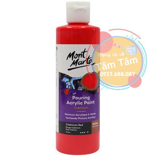 Mont Marte Premium Pouring Acrylic Paint, Màu Acrylic Pouring đăng lần 1/2-Dụng cụ vẽ Tâm Tâm