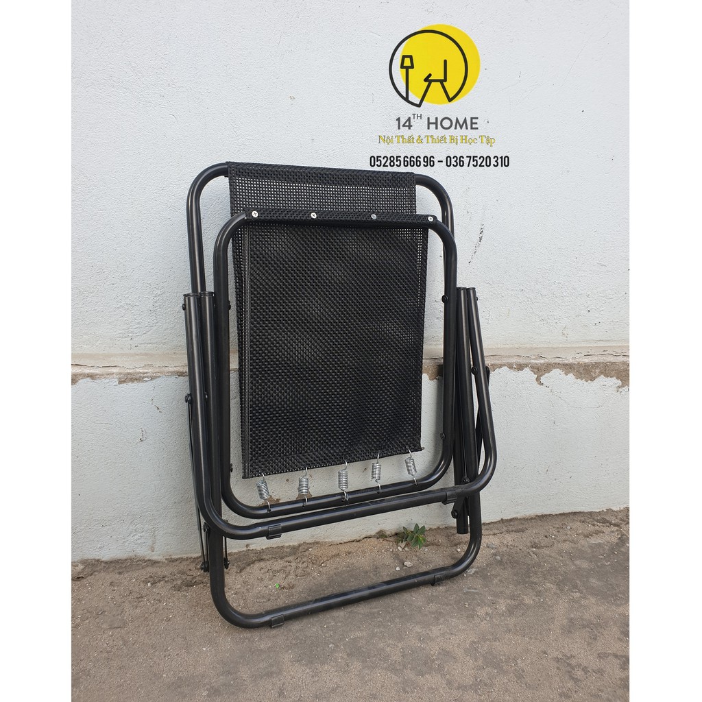 GHẾ LƯỚI XẾP GẬP Khung Sắt Tĩnh Điện Lưới Nhựa Dù Lò Xo cho Quán Trà Chanh, Cafe Vỉa Hè, Trà Sữa, Câu Cá | BigBuy360 - bigbuy360.vn