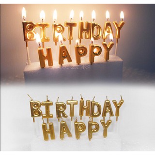 Nến nhũ trang trí HPBD.