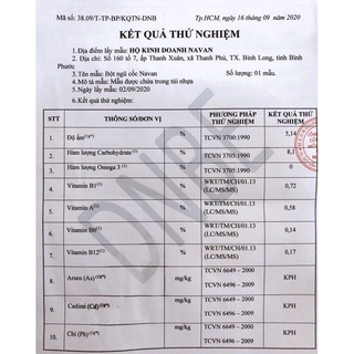 Ngũ cốc navan tặng ly