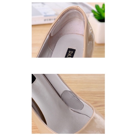 Bộ 2 Miếng Lót Giày Silicon Siêu Êm Bảo Vệ Gót Chân
