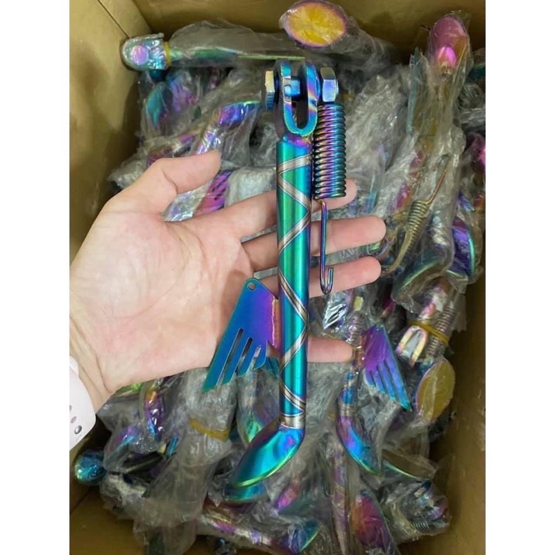 Chân chống cánh chim Titan 7 màu gắn thông dụng các dòng xe máy