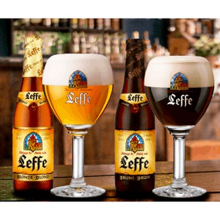 Combo 1 thùng Leffe Blonde 24 chai 330ml và 1 thùng Leffe Brunde 24 chai 330ml