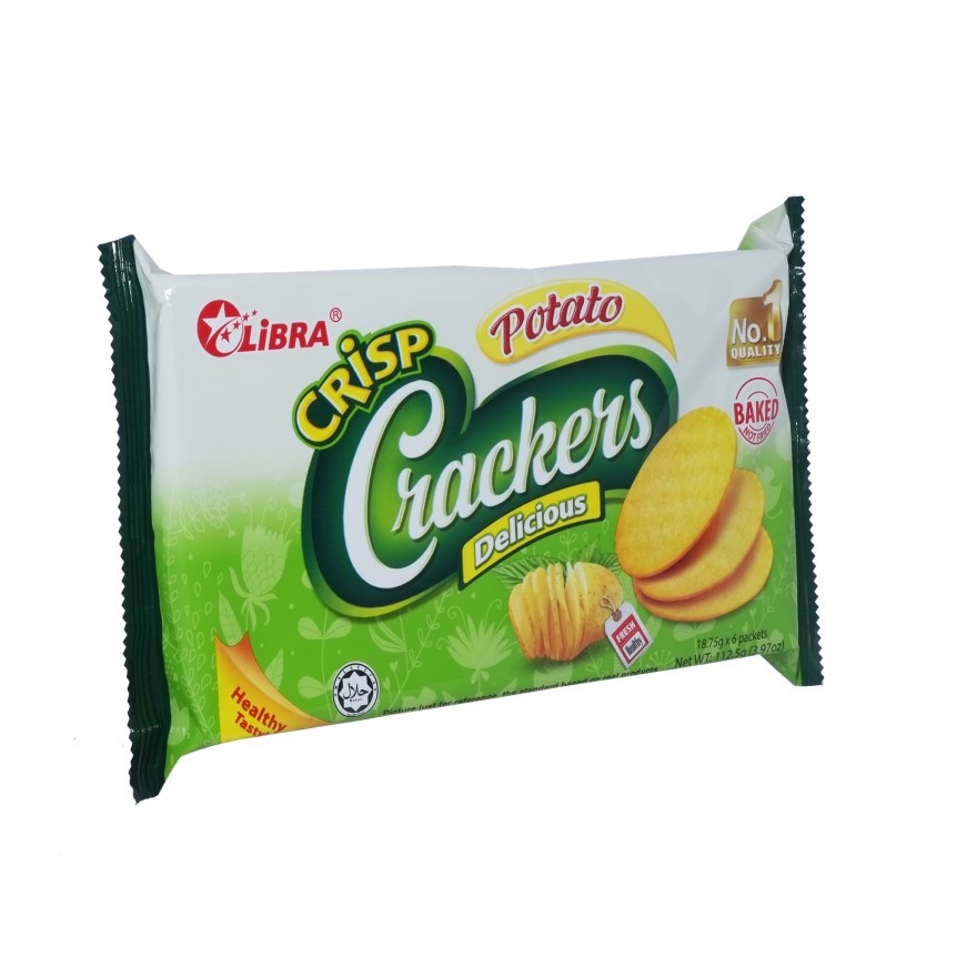 Libra Bánh Khoai Tây Giòn Potato Cracker 112.5gr