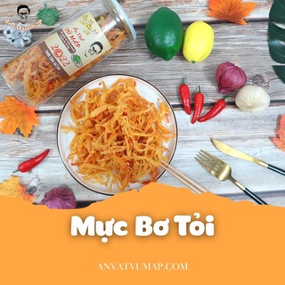 [ANVATVUMAP NHÀ LÀM 100%] Mực Bơ Tỏi 300gr Xé Cay Béo Mềm Thơm Ngon Loại 1