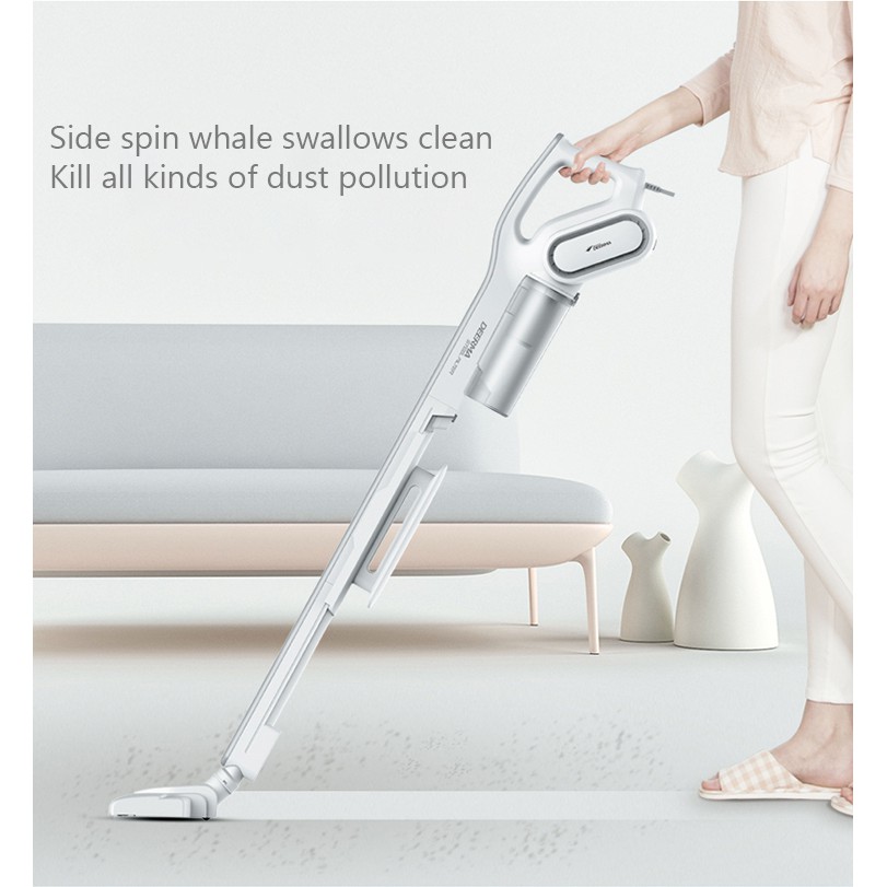 Máy hút bụi cầm tay có dây Deerma DX700 - Công suất 600W, lực hút 15.000 PA mạnh mẽ, tiện lợi
