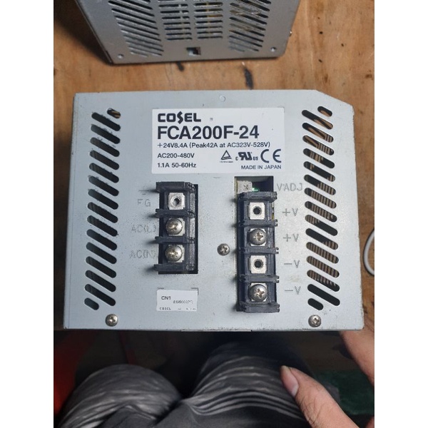 Nguồn COSEL 200V-480V ra 24v 8,4a made in Japan