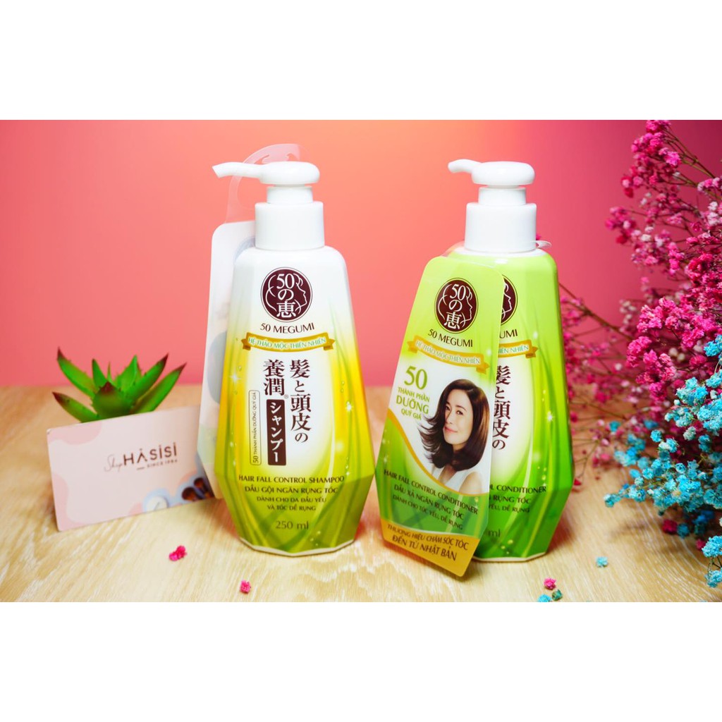 Dầu Xả 50 Megumi Ngăn Ngừa Rụng Tóc Cho Tóc Yếu 250ml Hair Fall Control Conditioner | BigBuy360 - bigbuy360.vn