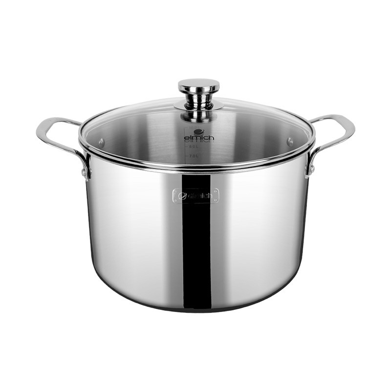 Nồi luộc gà inox 3 lớp đáy liền Elmich Trimax Classic 2410OL size 28cm