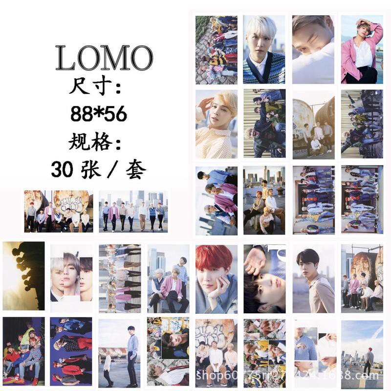 Hộp 30 ảnh lomo card nhóm nhạc BTS