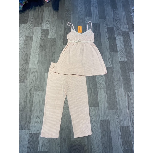 SALE Set ngủ 2 dây cotton nữ 40-60kg