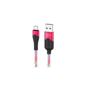 [Miễn Phí Vận Chuyển] CÁP SẠC NHANH TỰ NGẮT | Borofone BU19 Micro Usb | Dây Sạc Phát Sáng | 32002