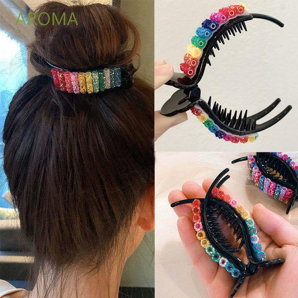 Kẹp Tóc Đính Đá Nhiều Màu Cho Nữ