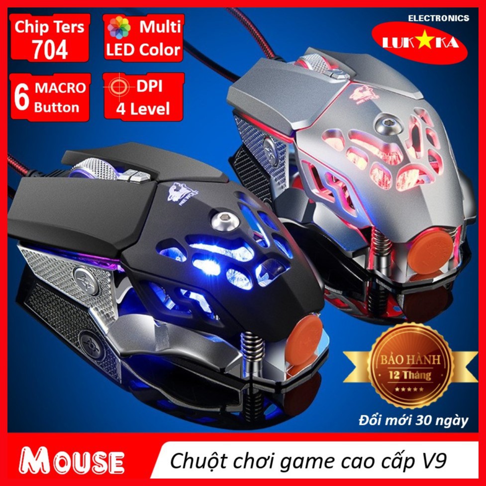 Bàn phím GIẢ CƠ V4 siêu chất, led 7 màu cực đẹp, phím nhạy có thể chơi mọi tựa game, làm việc văn phòng. BH 6 tháng