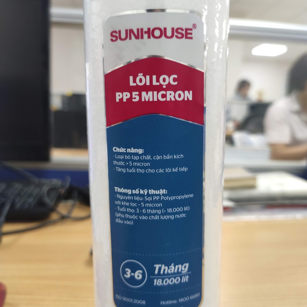 Bộ lõi lọc Sunhouse thô 3 lõi cao cấp, bộ lõi lọc Sunhouse chính hãng - Loi123 | BigBuy360 - bigbuy360.vn