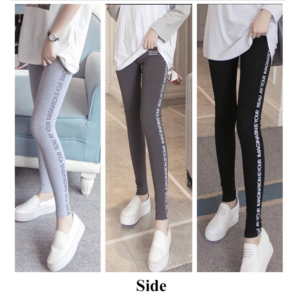 Quần legging cotton cạp cao siêu co giãn mềm mịn
