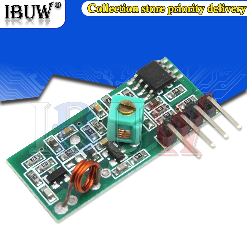 1 Mô Đun Truyền Nhận Tín Hiệu Không Dây 433MHZ RF 5V DC 433MHZ Cho Arduino Raspberry Pi /ARM/MCU WL Diy