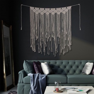 Thảm macrame treo trang trí đám cưới phong cách boho