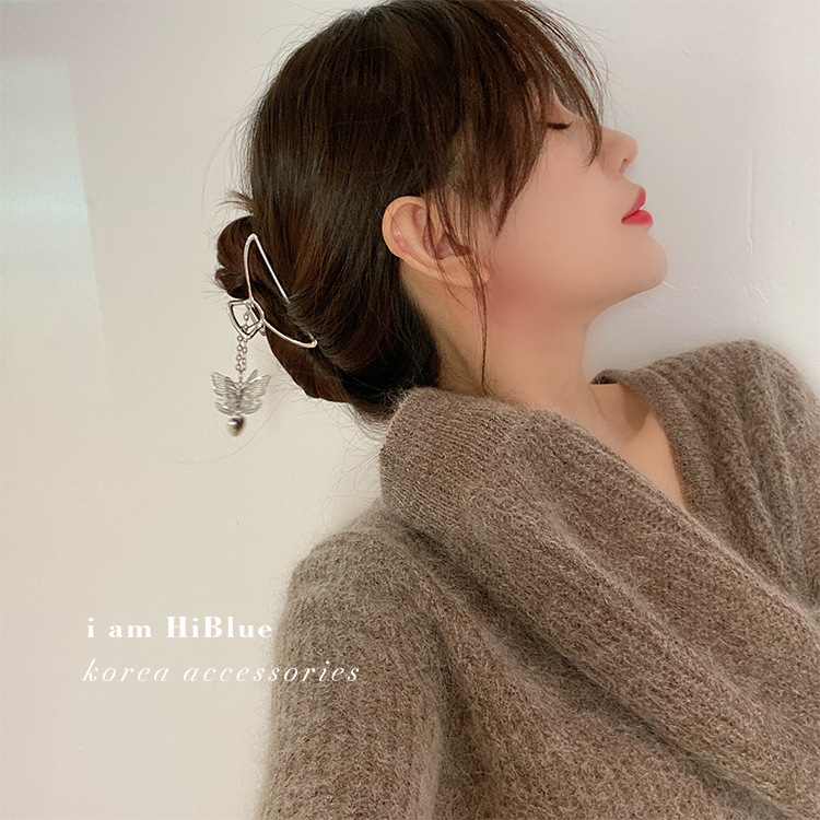 Beautiful Metallic Butterfly Hair Clips For Women